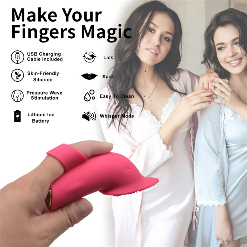 Tanie Nheats USB ładowania palec wibratory stymulacja łechtaczki silikonowe zabawki erotyczne dla kobiet sklep