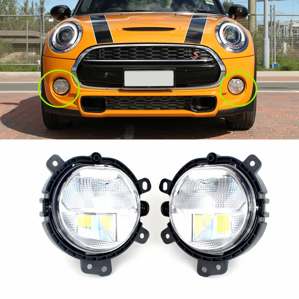 LED DRL Fog Lamp Light 63177329171 63177329172 For Mini F54  