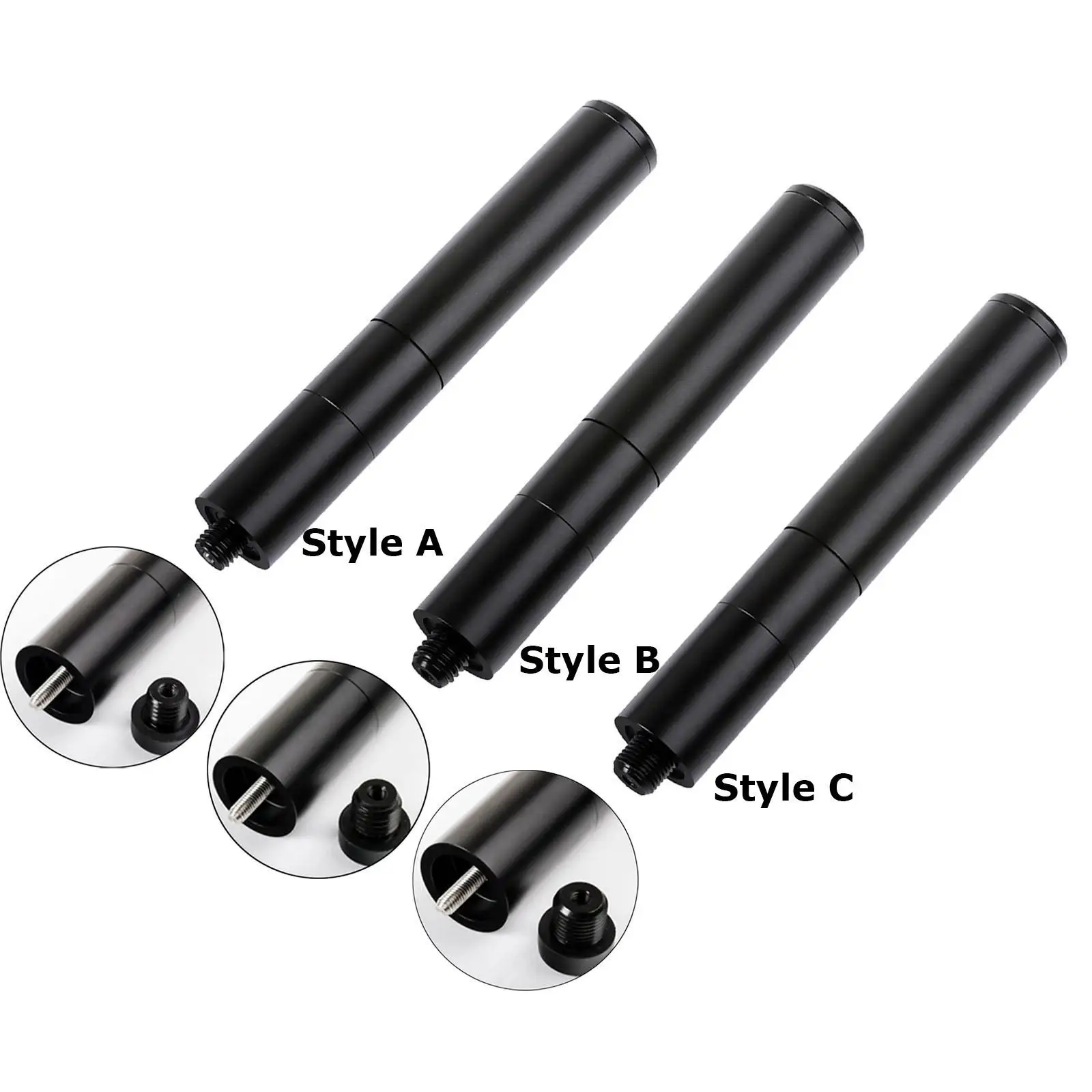 

Billiards Pool Cue Extension Compact Cue End Lengthener Nineball Club Snooker