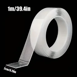 Ultra - Strong Double - Sided Nano Adhesive Tape - Clear, Removable, Waterproof, Heavy - Duty Strip (20mm x 1m - 3 Rolls)
