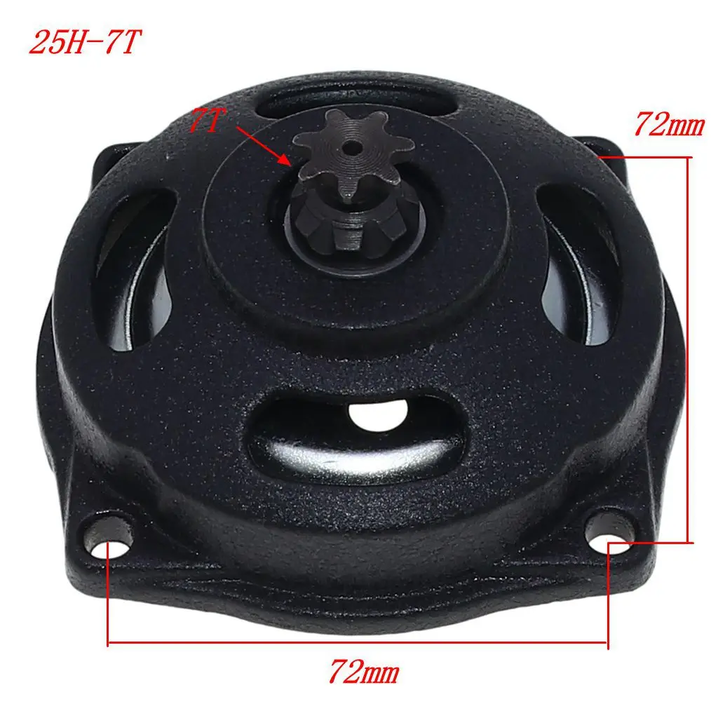 Clutch Drum Gear Box 25H 6T 7T Tooth Sprocket For 47cc 49cc Pocket Bikes Mini Quad ATV Minimoto Scooter Buggy Go Kart