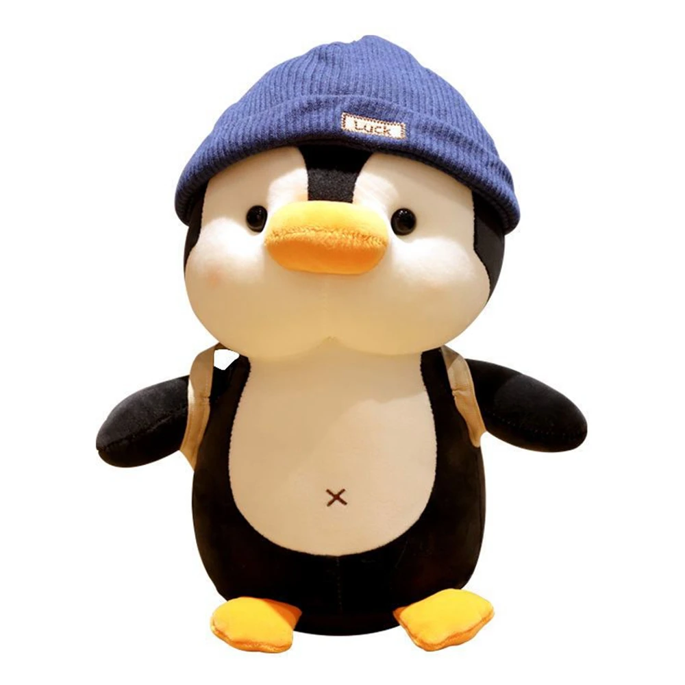 22Cm Cute Cure Tie Penguin Peluche Cappello Zaino Carino Kawaii Antartico Ghiaccio Animale Compleanno Per Bambini Regalo Di Natale