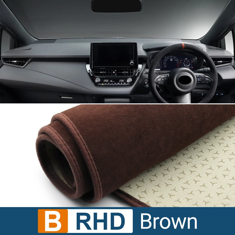 Anti-UV Non-Slip Car Dashboard Cover and Light Deflector Mat