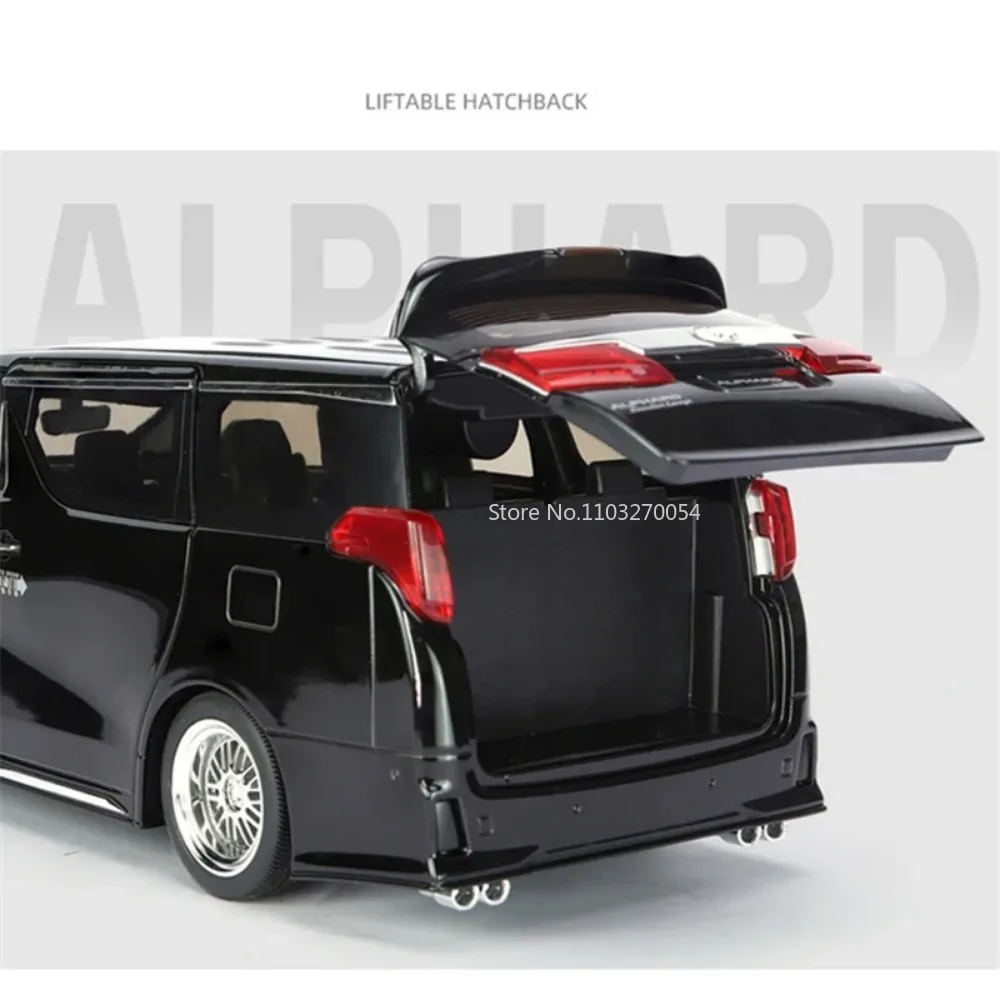 大幅値下げラスト1個Alphard Die-Cast アルファード 1/18 黒 1/18 Kyosho Toyota Alphard Black Edition Custom Rims Alpina