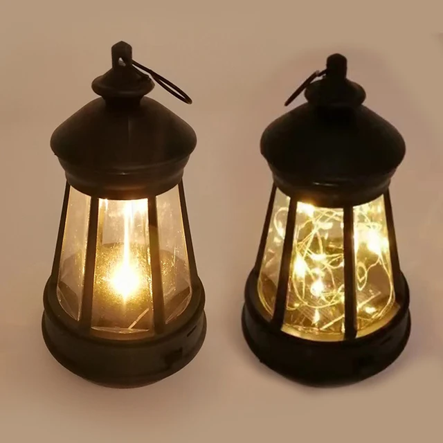 Retro Solar Lamp Vintage Camping Lantern with Tungsten Bulb Outdoor  Waterproof Hanging Light Tent Light Garden Yard Decoration - AliExpress