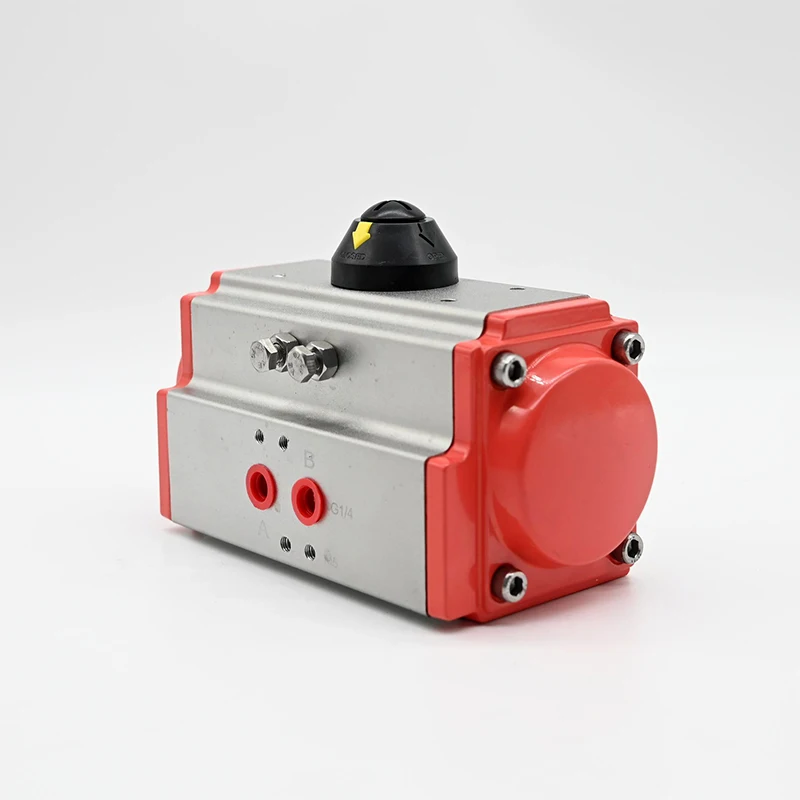 JTAIV Professional AT series pneumatic rotary AT63 Octagonal shaft double acting actuator With 1 Piece Small MOQ