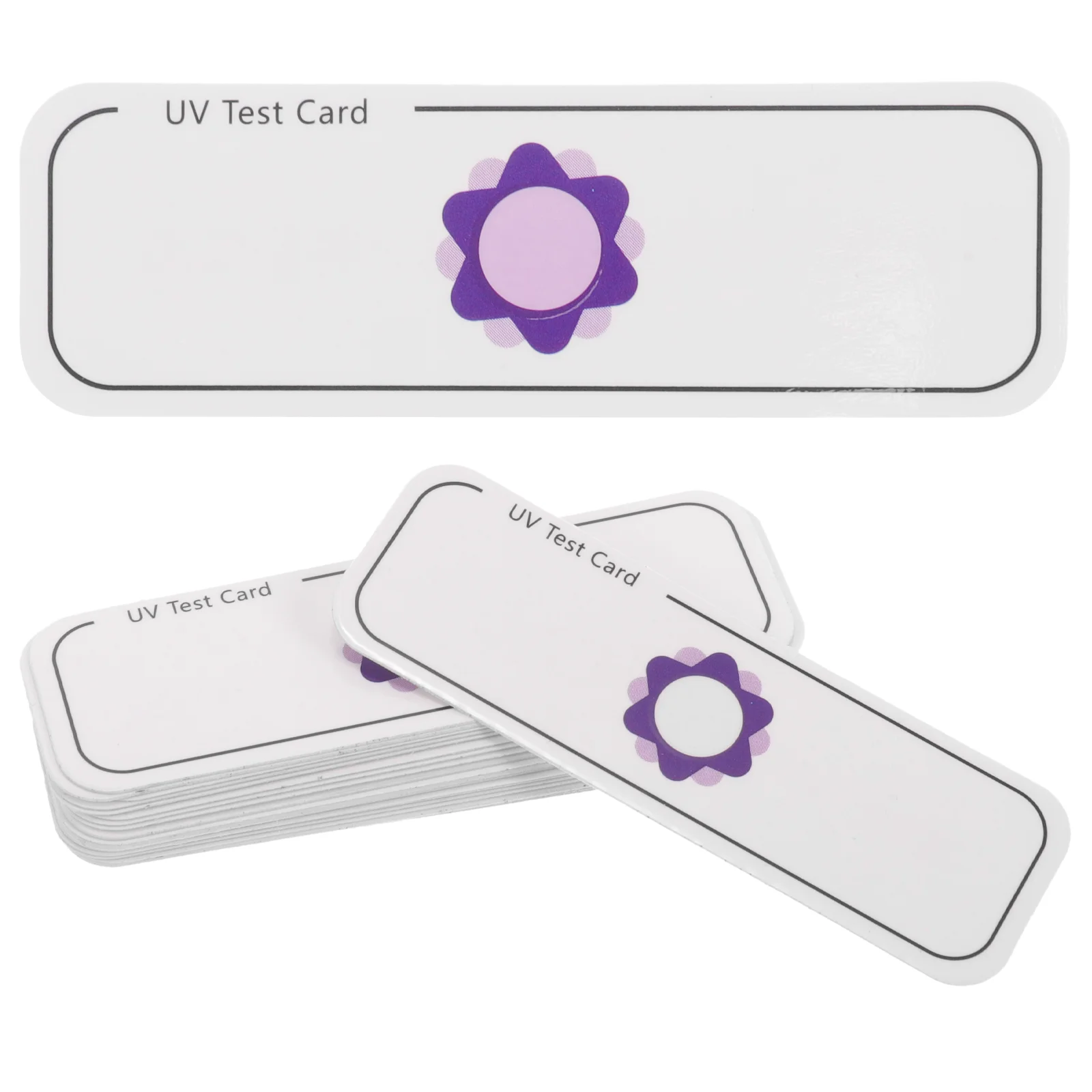 20pcs UVA Identifiers UVA UV Testing Tool Paper Test Cards UV Identifying Paper