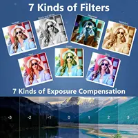 Цифровая камера 64 мп, сенсорный экран 3,0 дюйма, 18 зумов, Wi-Fi, для начинающих, детей — изображение 5