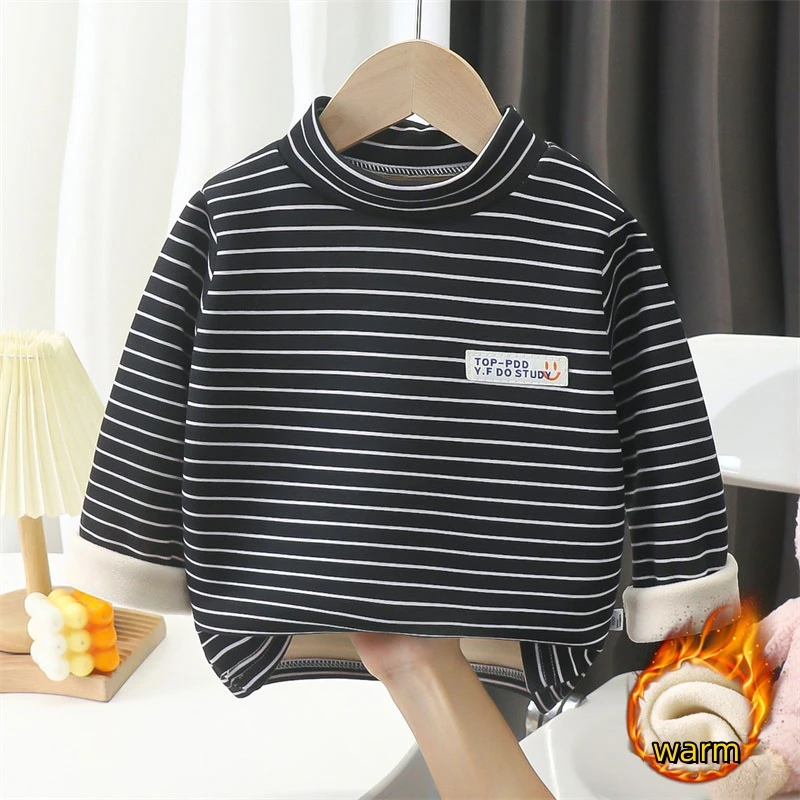 Children T Shirt Kids Boys Long Sleeve Tops Autumn Cotton Sweatshirt 2-7 Years Boy Girl