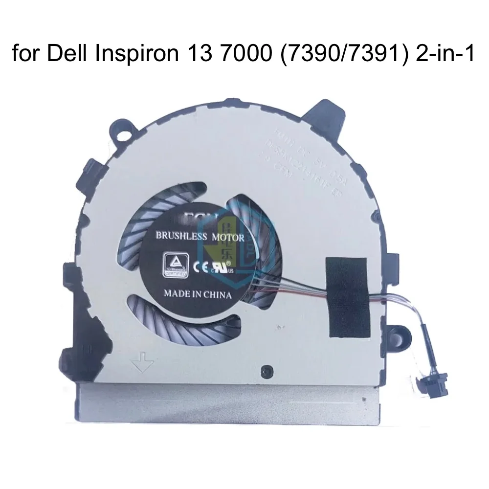 Laptop CPU Cooling Fan for Dell Inspiron 13 7000 7390 7391 2-in-1 P113G001 023.100GI.0011 PC Cooler 01XVDH 0HYPYN HYPYN 1XVDH cooling fan