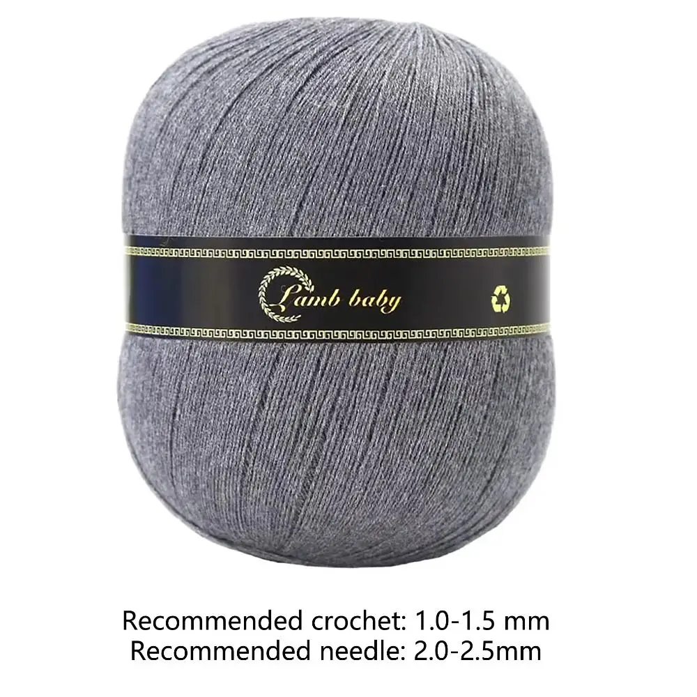 Soft Pure Silk Silk Cotton Yarn Thin Lace Knitting Supplies Crochet Yarn Hand Knitting Yarn For Crocheting Knit Sweater Shawls 6