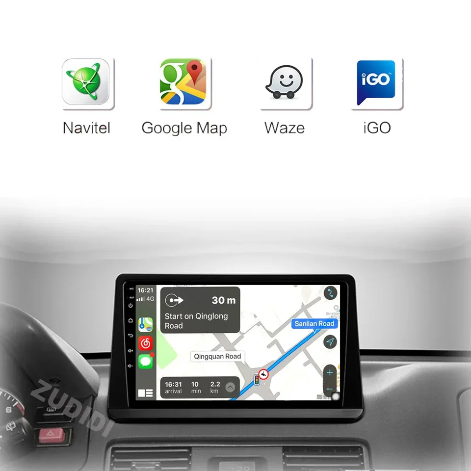 Android 13 Car Stereo For Mitsubishi Montero Pajero 2008-2017 - 9" Touchscreen With Wireless CarPlay