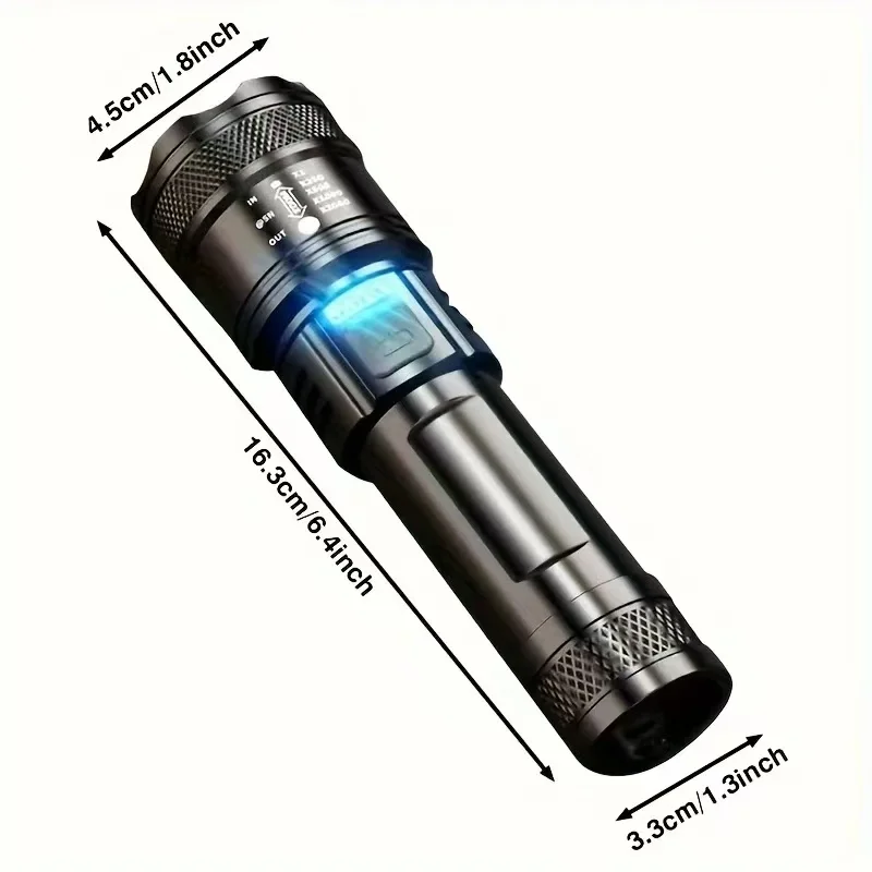 개인 방어 항목 자기 방어 무기 고전력 Led 손전등 토치 강력한 소형 손전등 야외 생존 용품