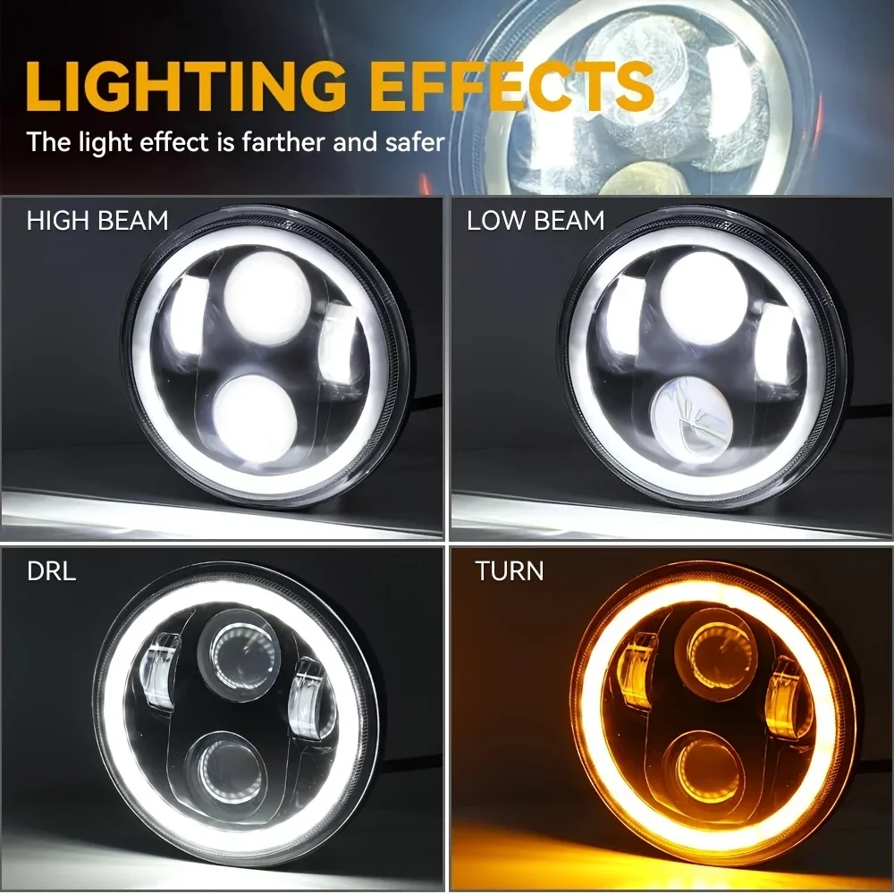 Universal Headlight Led 7 Inch