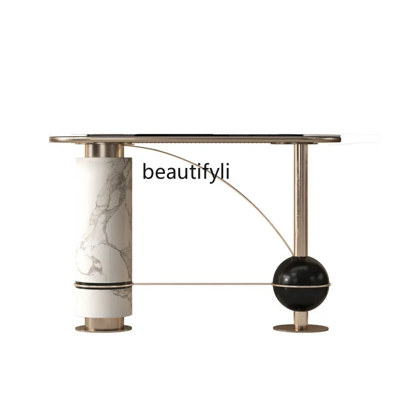 

Console Entrance Side View Corridor Side Cabinet Italian Minimalist Living Room Curio Cabinet Console Tables