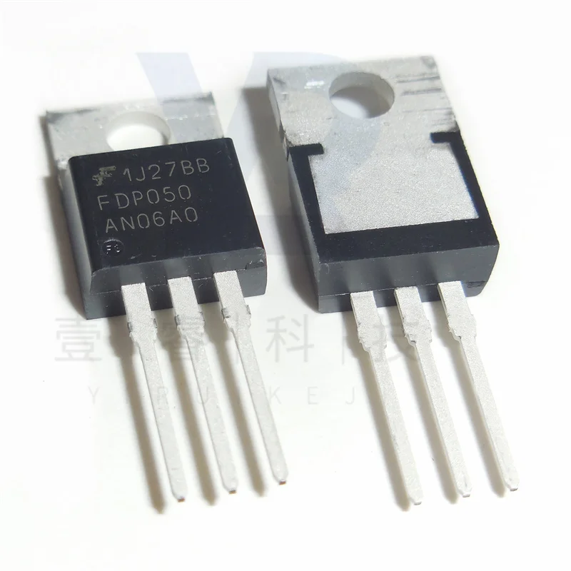 

10PCS 100%Original stock New FDP050AN06A0 80A 60V TO220