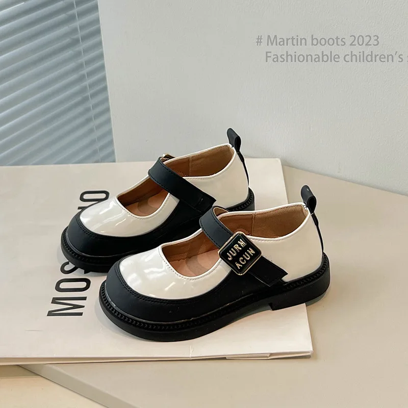23 Autumn Children's Shoe for Girl Round Toe Shoes Girl Shoes Leather Shoes Fashion Princess Shoes Ladies Shoes Kid Shoes sapato 4