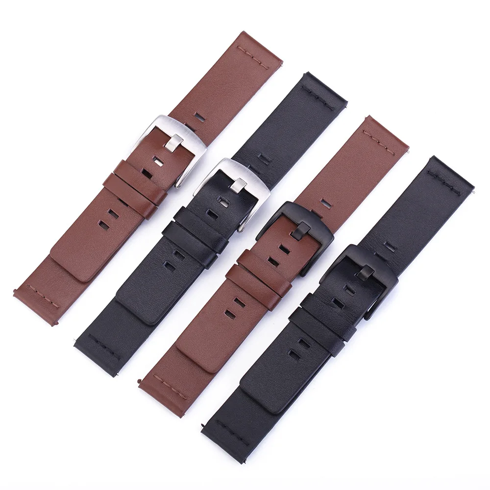 NORTH EDGE APACHE-46 Premium Leather Smartwatch Strap