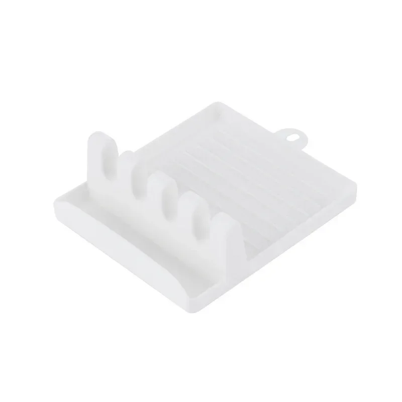 Kitchen Organizer Cooking Utensil Rest Storage with Drip Pad Kitchen Fork Spoon Holders Non-slip Pad Accessories Hot