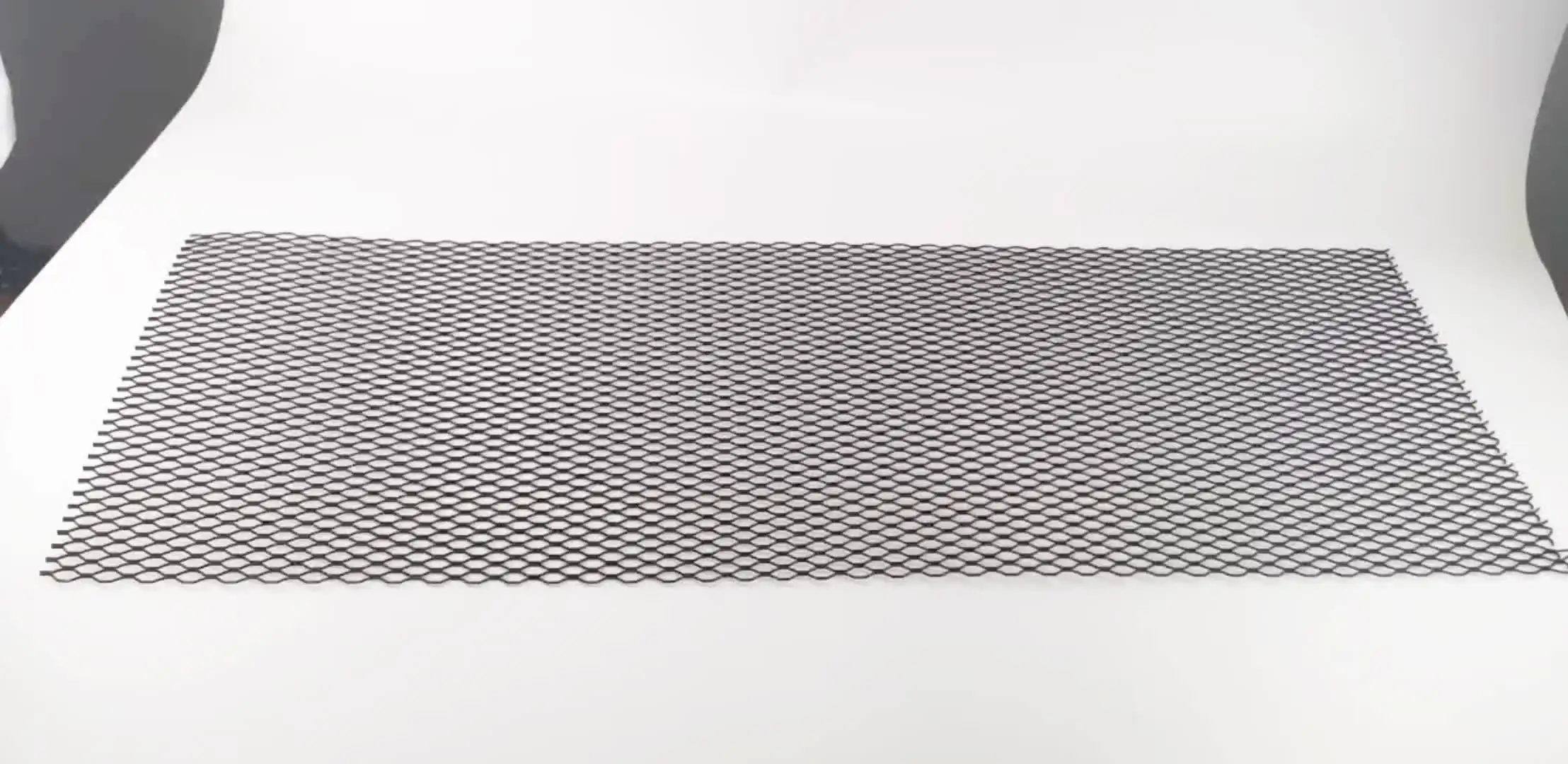 Aluminium Mesh Grille – 100x33cm – Zwart – Voor Bumper, Motorkap & Zijskirts – 3x6mm Of 6x12mm Maaswijdte