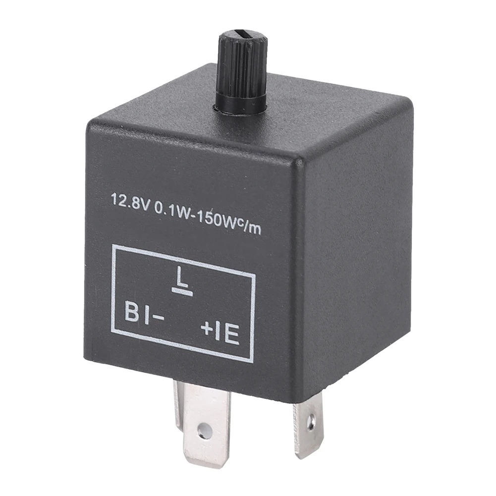 Relè Lampeggiatore Lotto LED 12V 2 Pin Per Moto - Regolabile, Indicatore Di Direzione, Prodotto In Cina Relè Compatto Moto