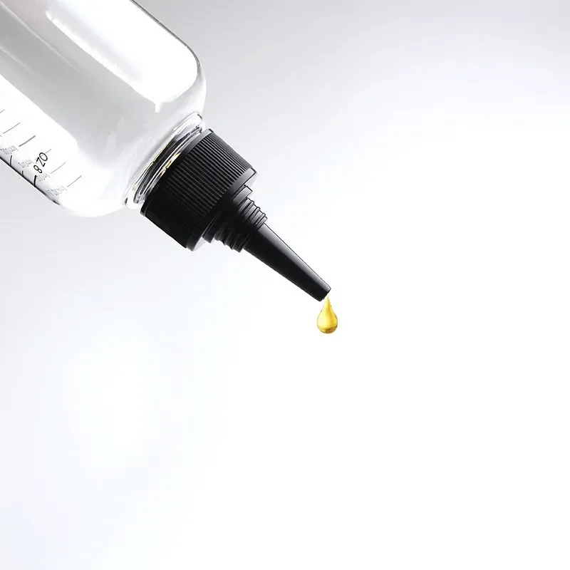 Sharp Pointed Bottle 30ML/50ML/100ML/230ML Plastic Experimental Equipment Capacity Dropper Bottle Twist Cap Teaching Pigment Ink