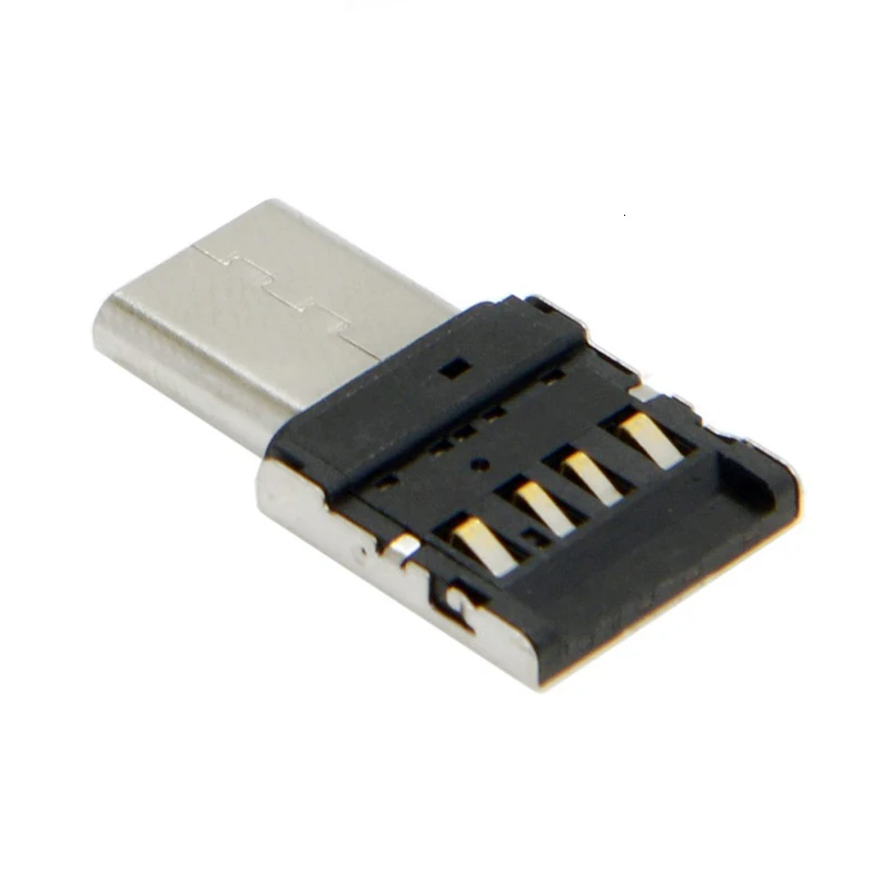 1-10PCS OTG Micro USB Type C Adapter USB-C Male to USB 2.0 Female Data Connector for Macbook Samsung Xiaomi Huawei Android Phone