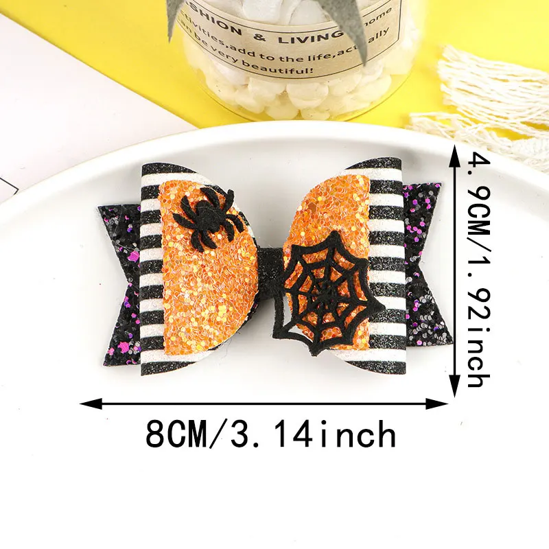100 Stück Halloween Hexenhut Dämon Horn Applikationen für DIY Haarspange Zubehör Schuhe und Kleidung Taschen Patches – Detail 9