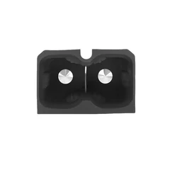 Enhanced Silicone Water Coaster for Car Central Control Gear (Black)