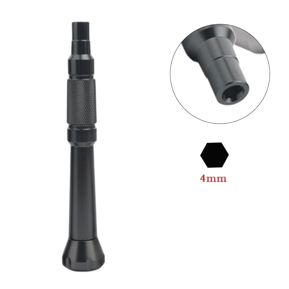 

1pc Aluminum Alloy Precision Magnetic Screwdriver Handle Holder Repair Hand Tool FOR 4mm Hex Bits Extension Rods Hand Tools