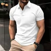 Fashion Men's Polo Shirt Simple Print T shirt Men Lapel Short Sleeve T-shirt Harajuku Street Shirts for Men New in Tops & Tees 1