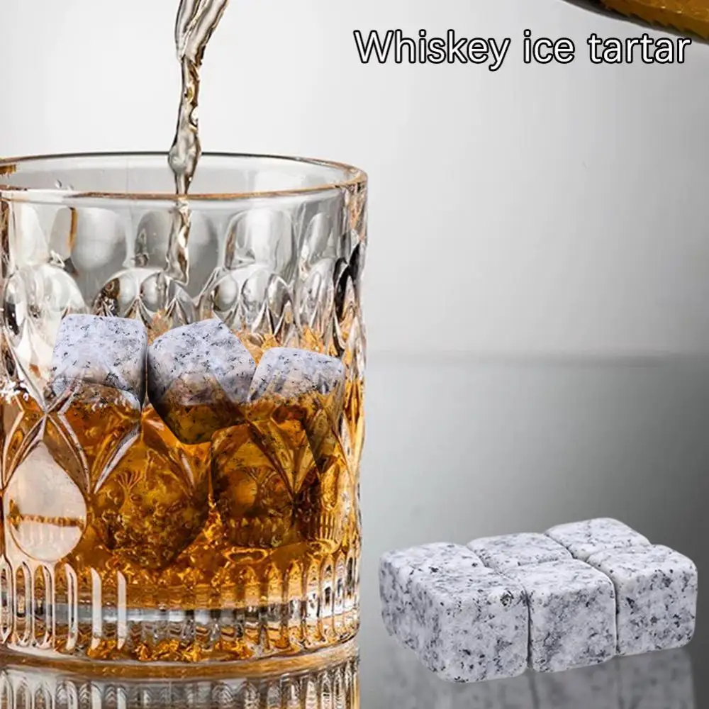 Whiskey Stones Sipping Cooler Reusable Whisky Ice Stone Whisky Natural Rocks Bar Wine Cooler Party Wedding Gifts