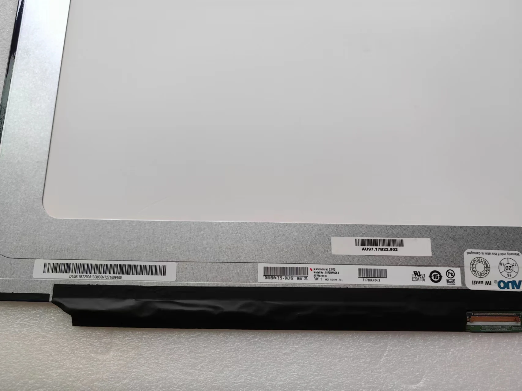 Nuovo Display LCD da 17.3 144hz per Asus TUF Gaming F17 fx706hc eDP 40 Pin  7