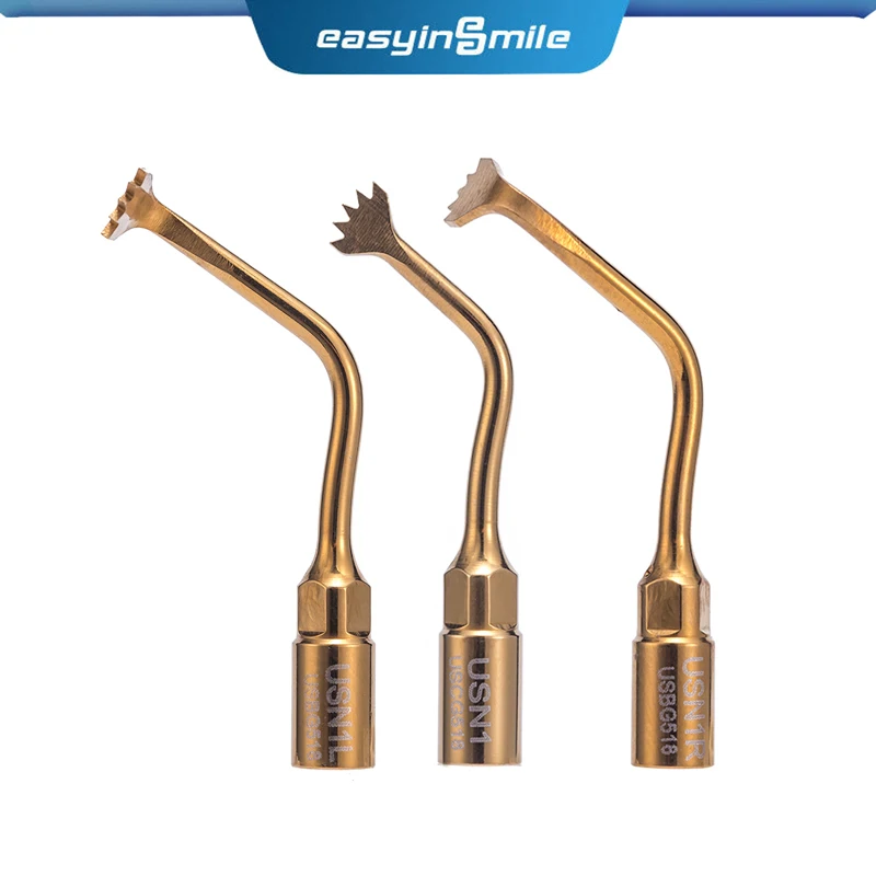 

1pc Easyinsmile Dental Piezosurgery Bone Surgery Tips For Mectron NSK Dentistry Tools Bone Cutting Tips USN1/USN1R/USN1L