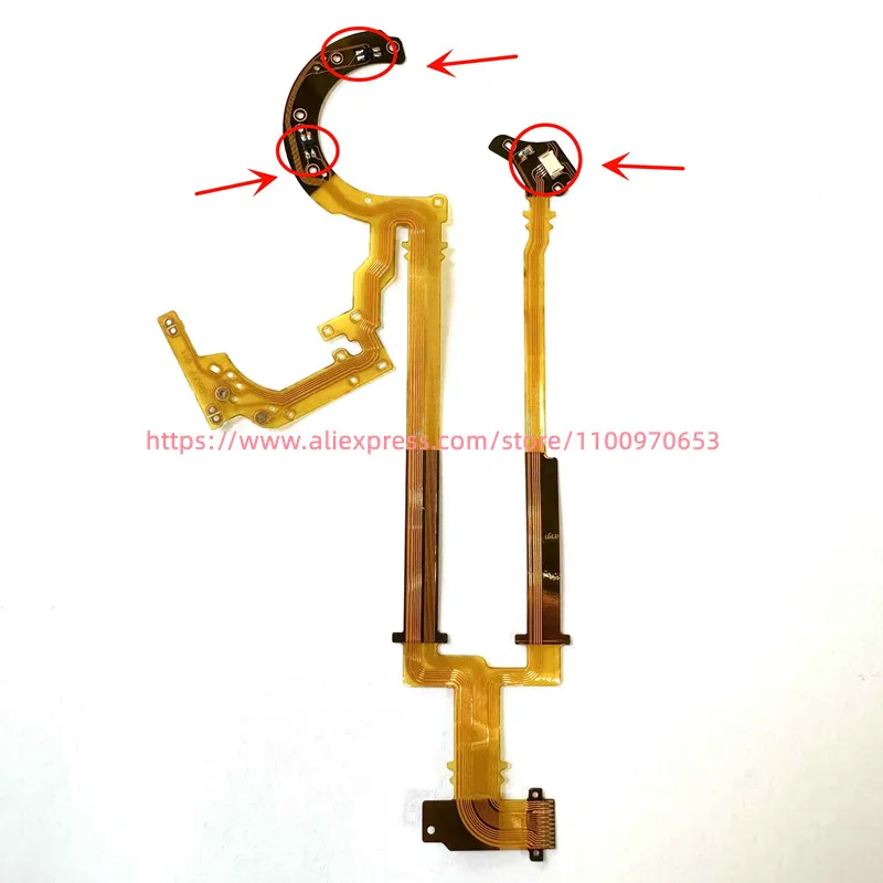 Nuovo Cavo Flessibile Per Apertura Dell'Obiettivo Per Parte Di Riparazione Canon Sx60 Con Presa