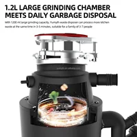 Direct Wire Garbage Disposer For Kitchen Sinks With Power Cord 2