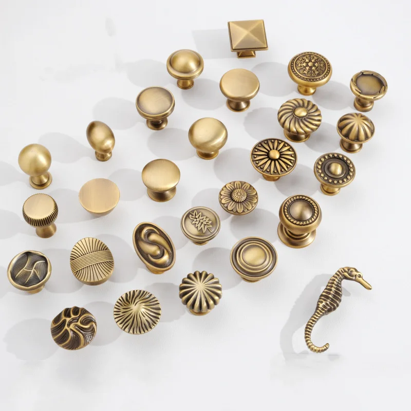 Antique Brushed Kitchen Cupboard Drawer Knobs