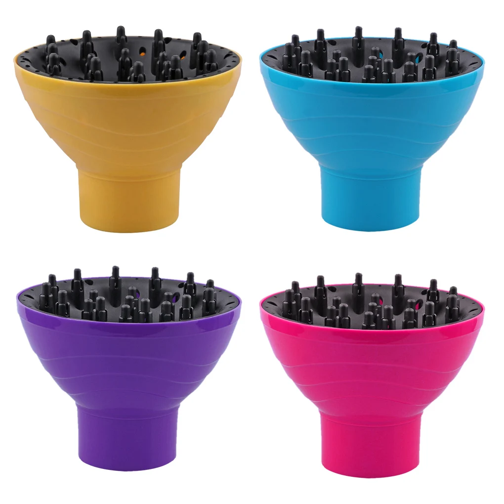

Hairdryer Diffuser Plastic Blower Cover Curly Hair Styling Diffuser Home Hairdressing Supplies Blue
