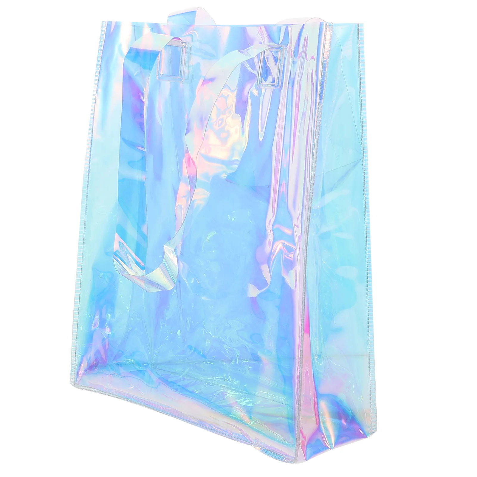 

Iridescent Beach Travel Tote Bags Bag Bag Travel Beach Beach Travel Tote Bags Bag Bag Holographic PVC Casual Shopping Child