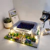 Madrid Style Soccer Stadium Model Micro Mini Diamond Block Kit Kids Adult Assemble Barcelona Football Field Brick Set Puzzle Toy 1