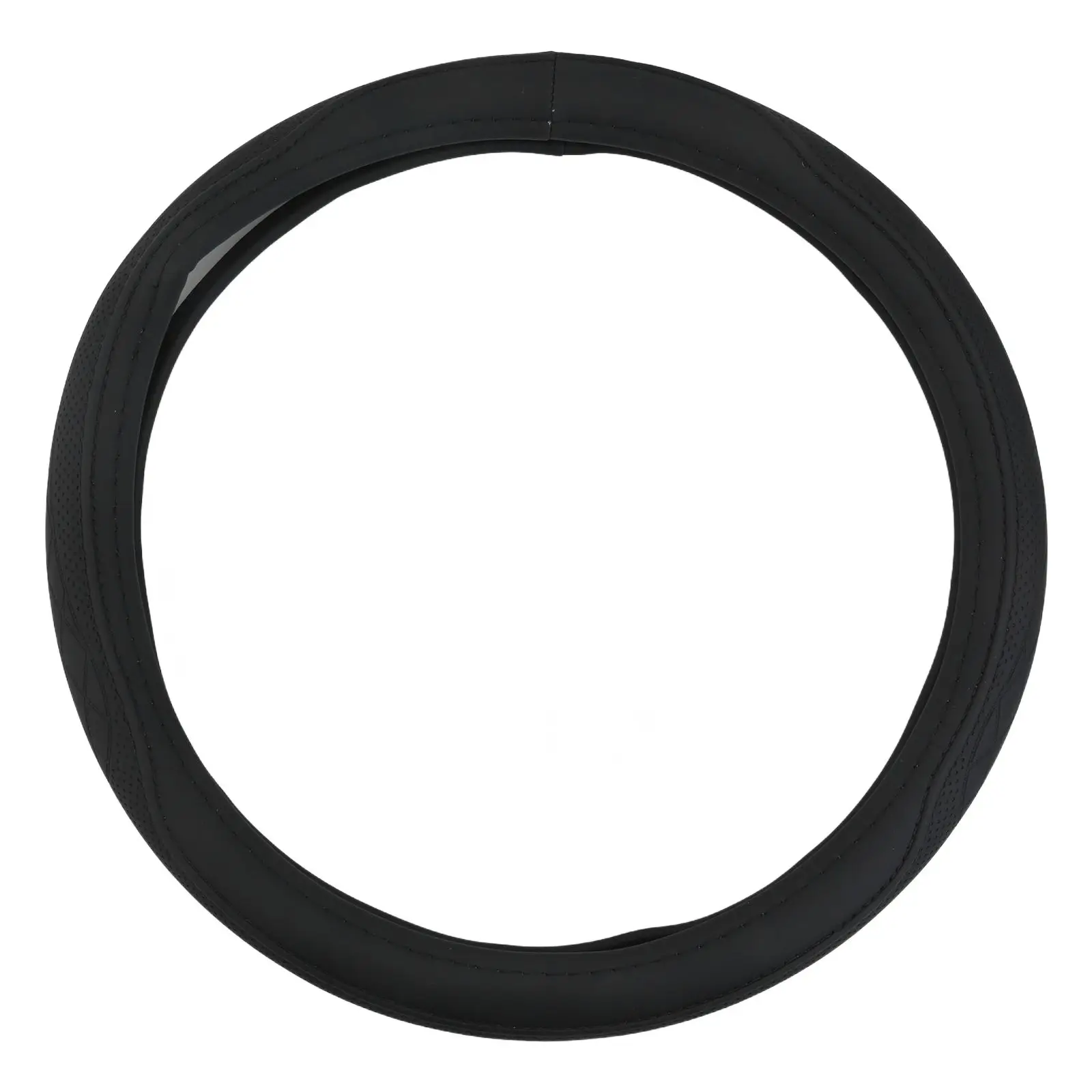 38cm 미끄럼 방지 휠 커버 미끄럼 방지 자동차 스티어링 커버 차량에 편안하고 유연한 핏 프리미엄 고무 내부 링