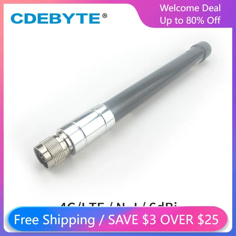 

4G Antenna LET 6dbi N-J Connector Omni Fiberglass Antenna Waterproof High Gain for Huawei ZTE 4G LTE Router Modem Aerial