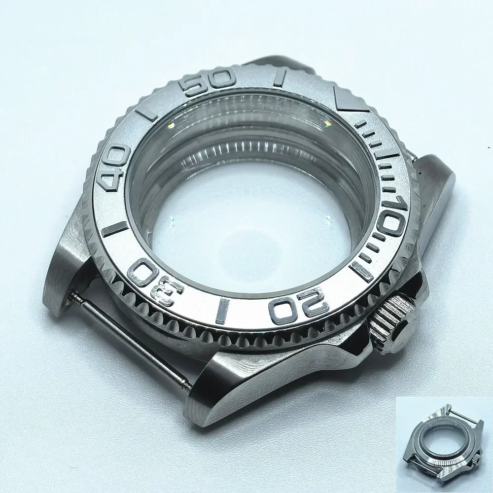 40mm Transparent Glass Watch Case