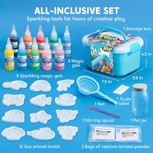 Water Gel Kit with 10 Bottles for Kids