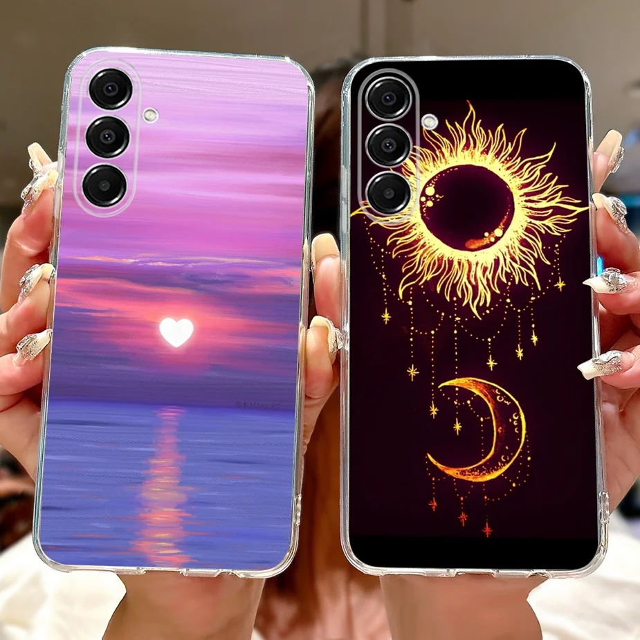 Cute Cat Painted Soft Silicone Phone Case Cover - 6.7