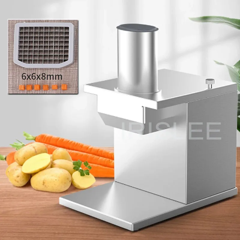 Electric Dicing Machine Commercial Vegetables Fruits Cutting Mangoes  Pineapples Diced Turnips Potatoes Shredded Sliced Carrot - AliExpress