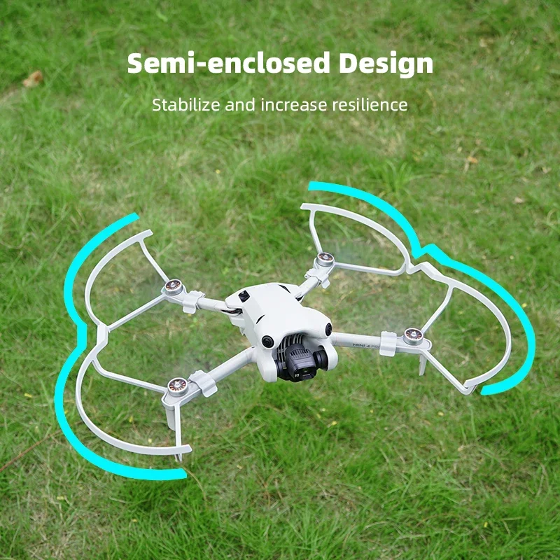 BRDRC Propeller Guard for DJI Mini 4 Pro, Lightweight Quick Release Protective Cage ,Blade Anti-bumle Cover Drone Accessory
