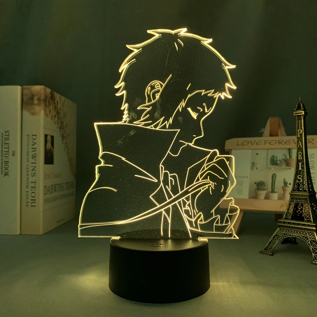 Vadios para Decoração do Quarto Presente das Crianças Sala de Mesa Anime Lâmpada Bungo Cães Nightlight Brithday Manga Luz Led Vadios 3d 5 Computers & Electronics