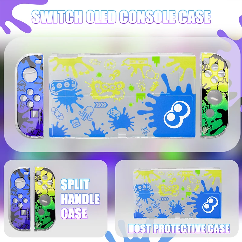 Pochette Transport (modèle Oled) édition Splatoon 3 + Protection Ecran -  SWITCH