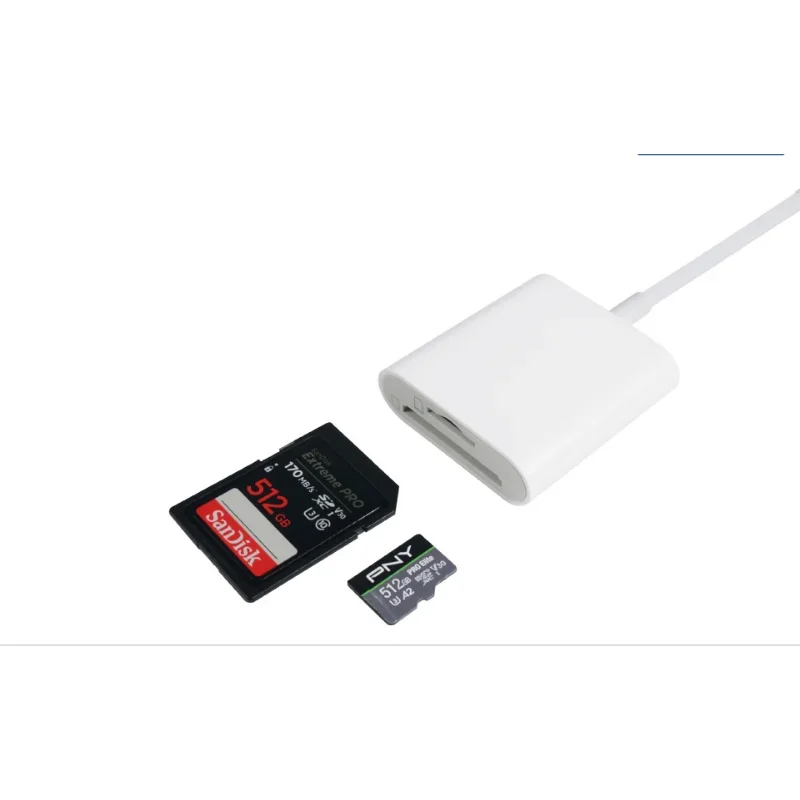 2 in 1 USB C TF SD 카드 리더 어댑터, OTG 카드 리더, 카메라 사진 변속기, 아이폰 13 12 11 프로 3.0